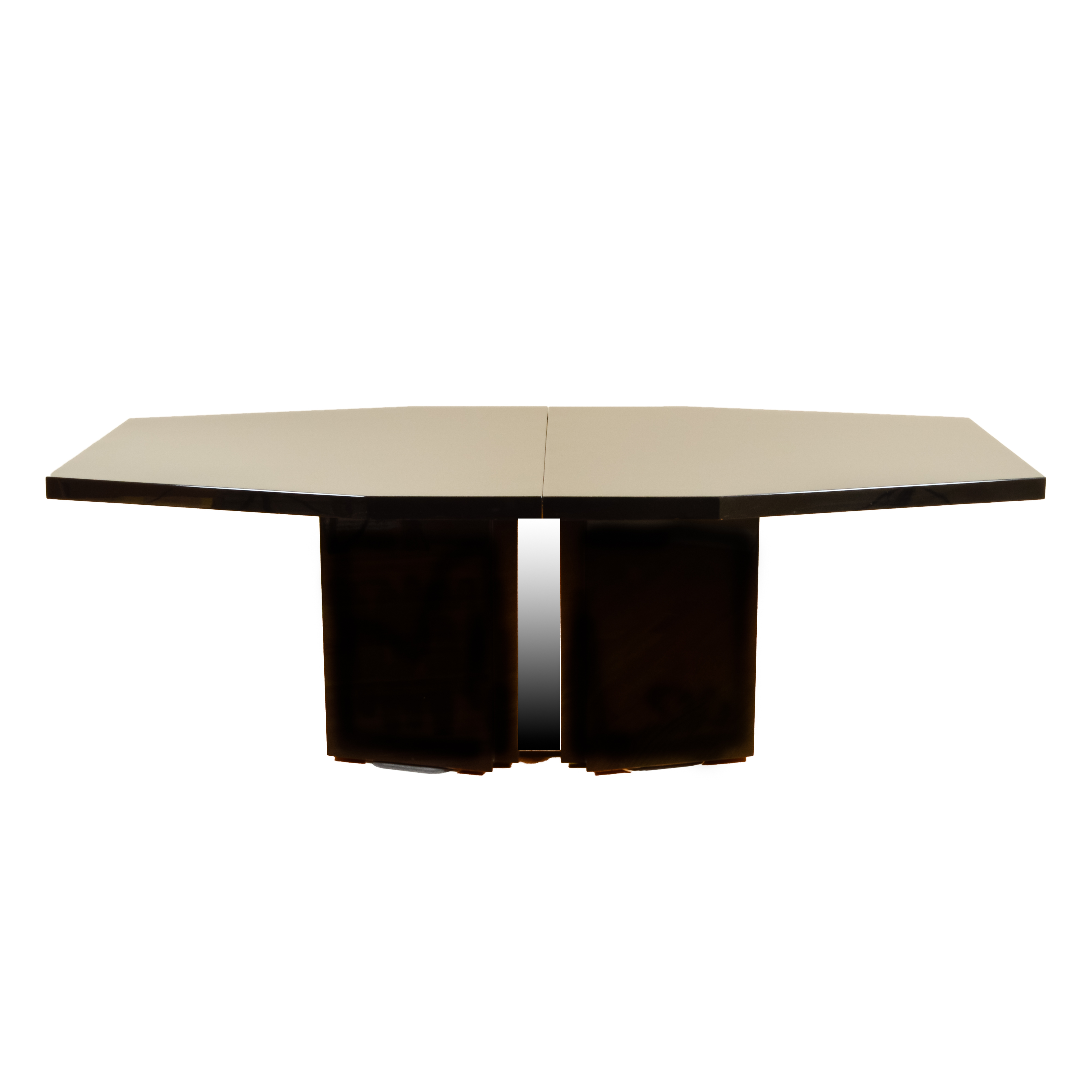 Roche Bobois Black Lacquer Dining Table