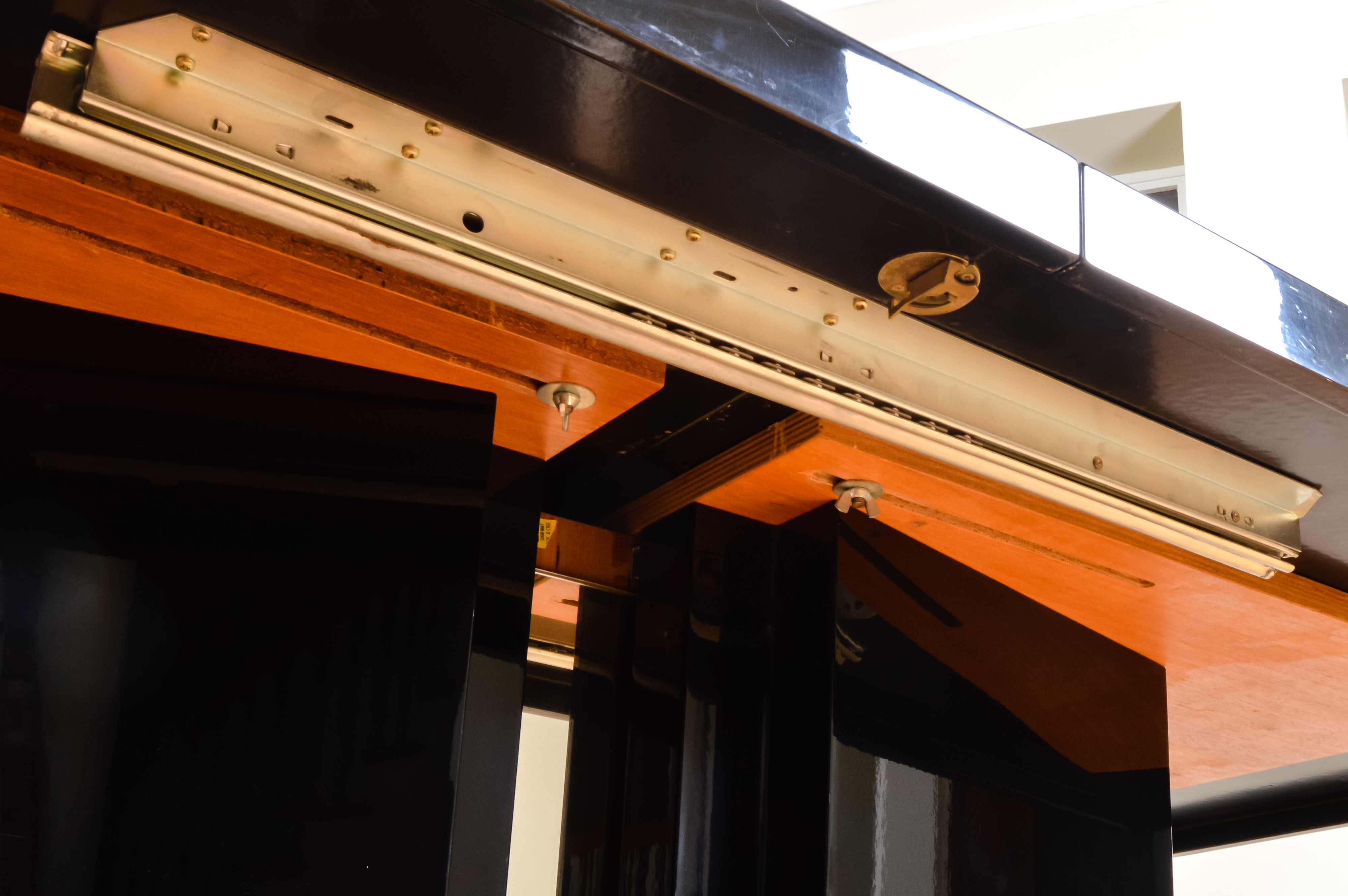 Roche Bobois Black Lacquer Dining Table