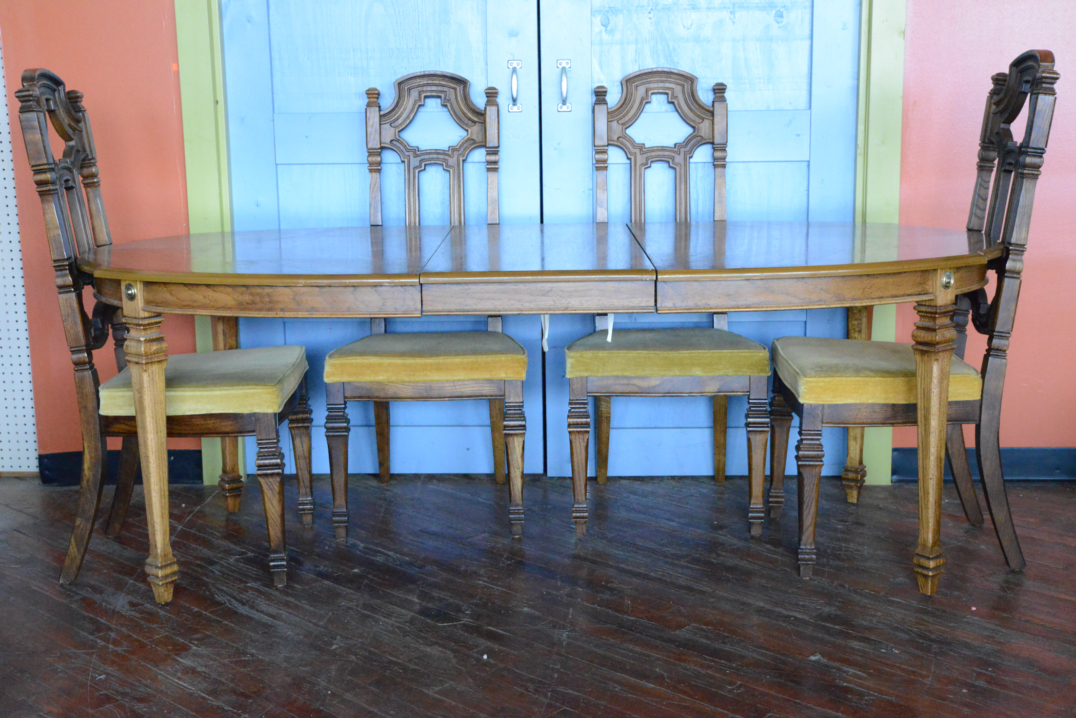 Vintage Wooden Stanley Furniture Dining Table