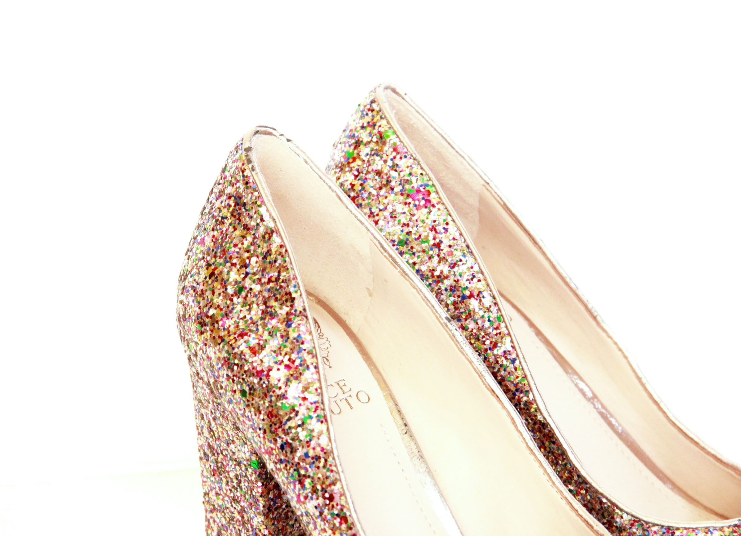 Vince Camuto Glitter Heels
