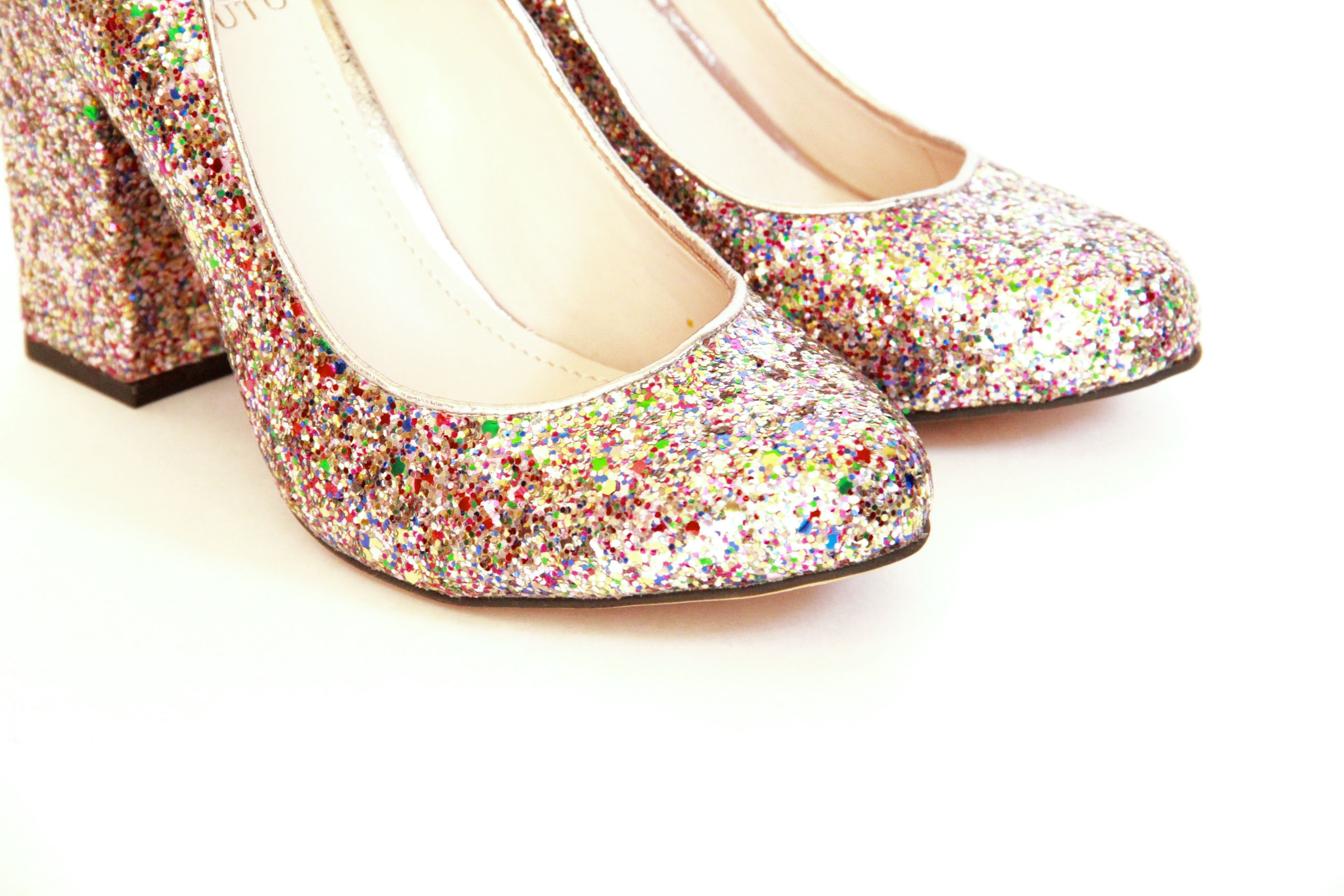 Vince Camuto Glitter Heels