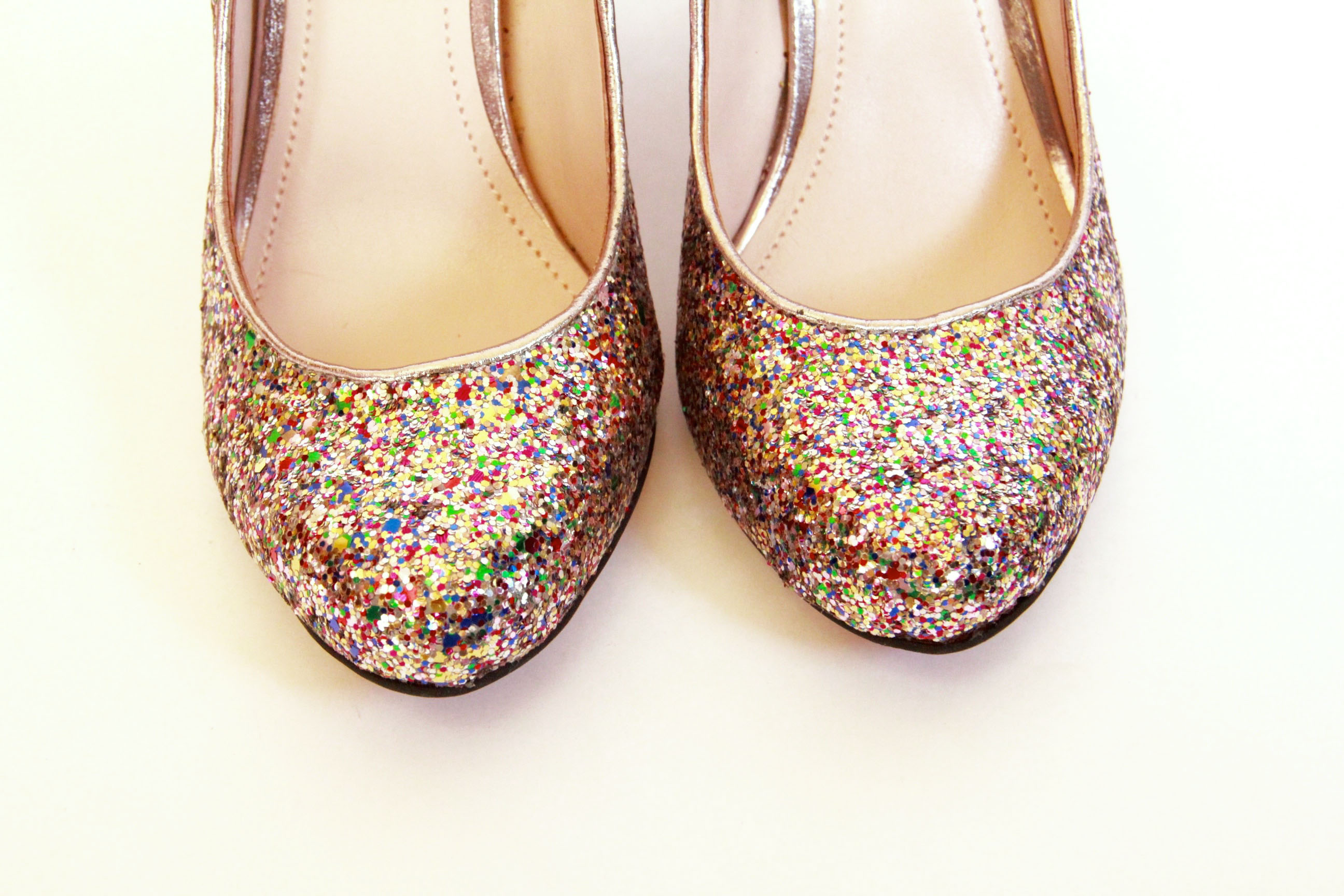 Vince Camuto Glitter Heels