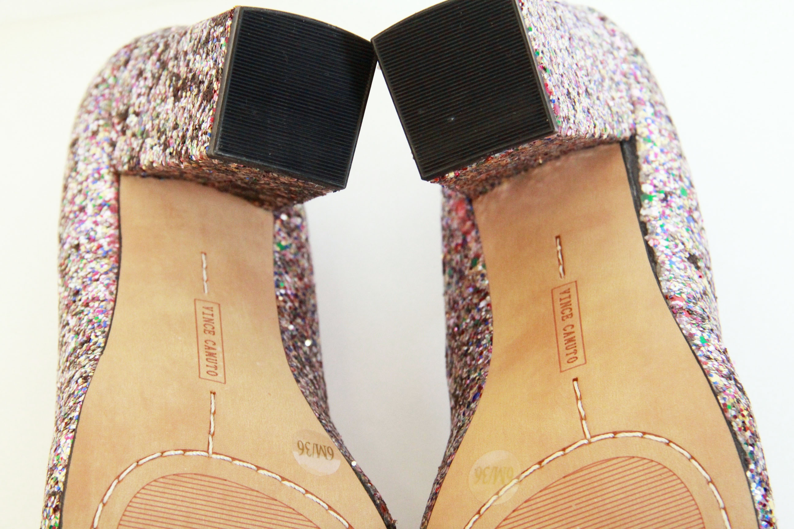 Vince Camuto Glitter Heels