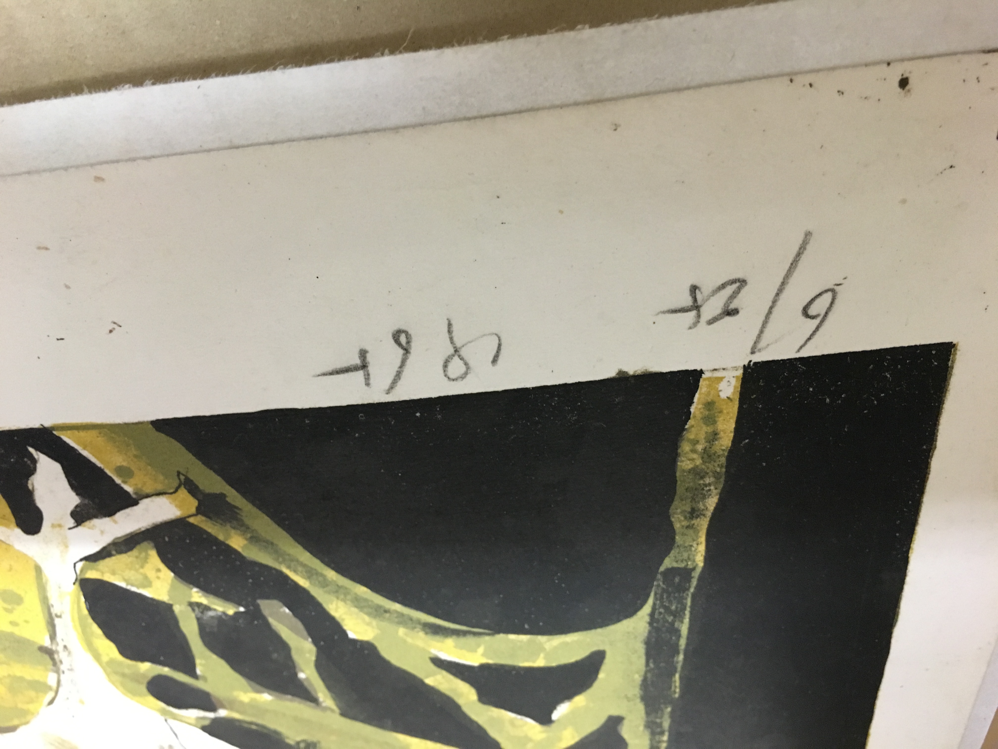 Signed Limited Edition Jun'ichiro Sekino Colored Woodcut