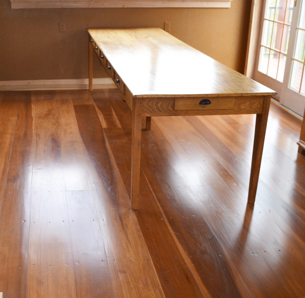 Early 1900s American Pine Convent Table