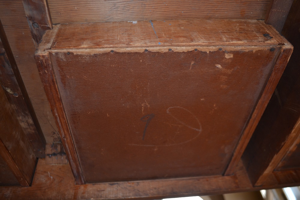 Early 1900s American Pine Convent Table