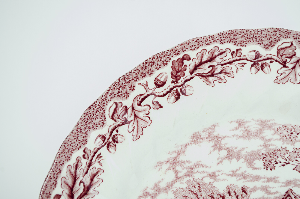 Myotts "Country Life" Transferware Plates