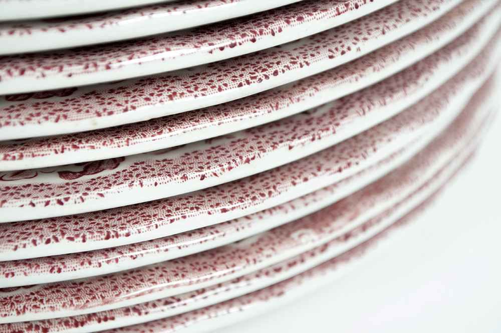 Myotts "Country Life" Transferware Plates