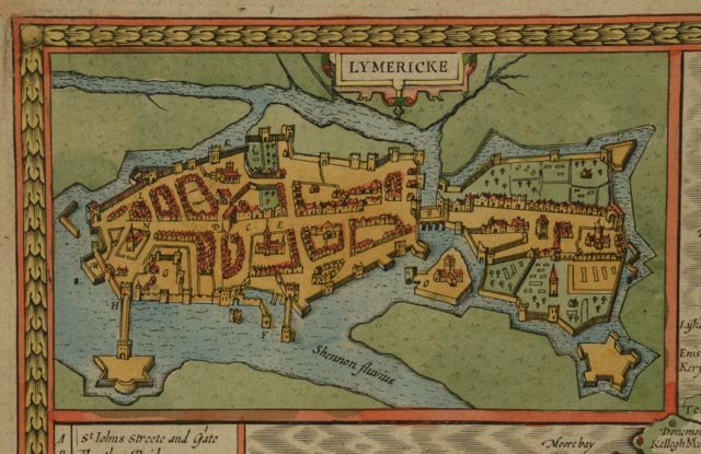 John Speed Original 1676 Map "The Province of Mounster"