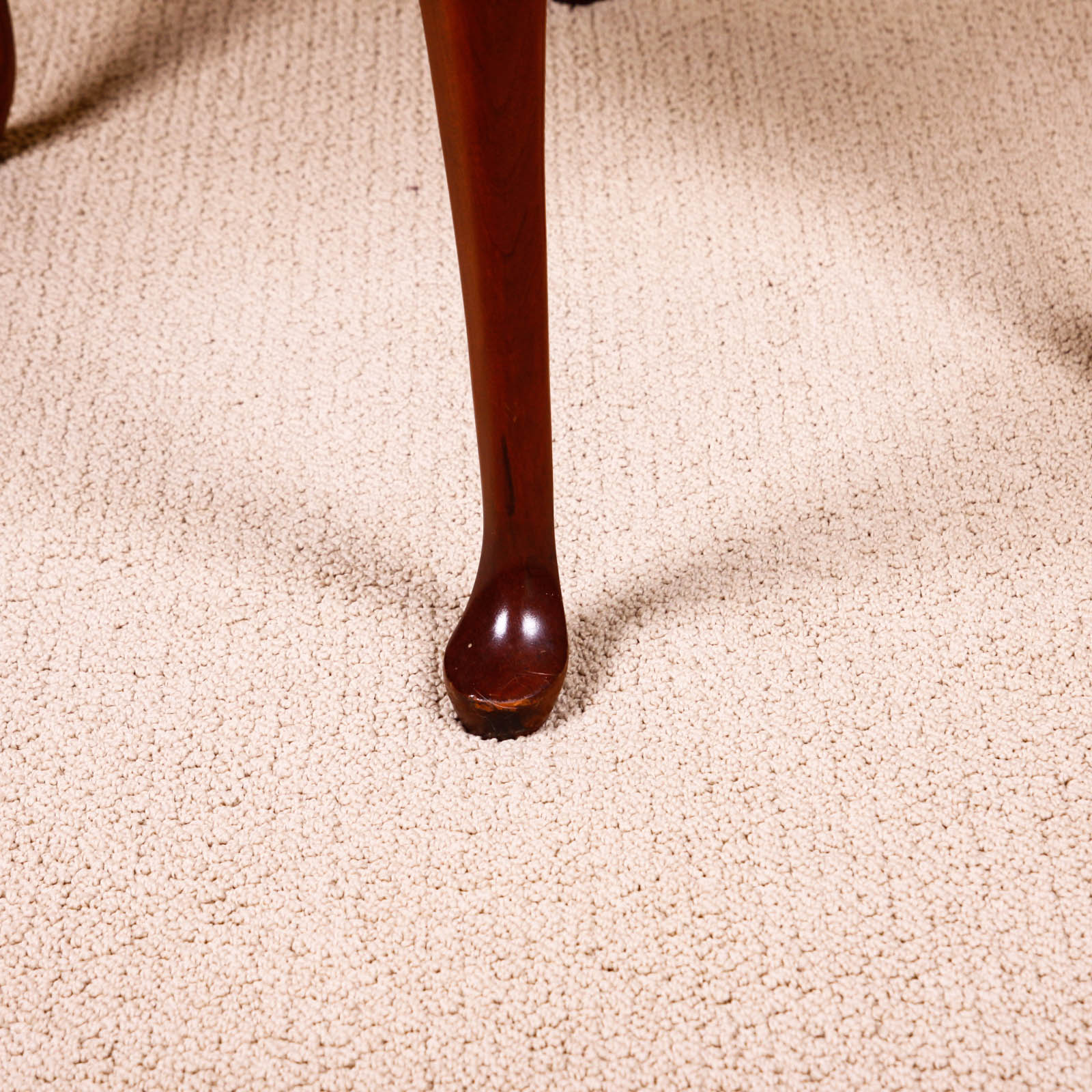 Cherry Queen Anne Style Drop Front Secretary Desk