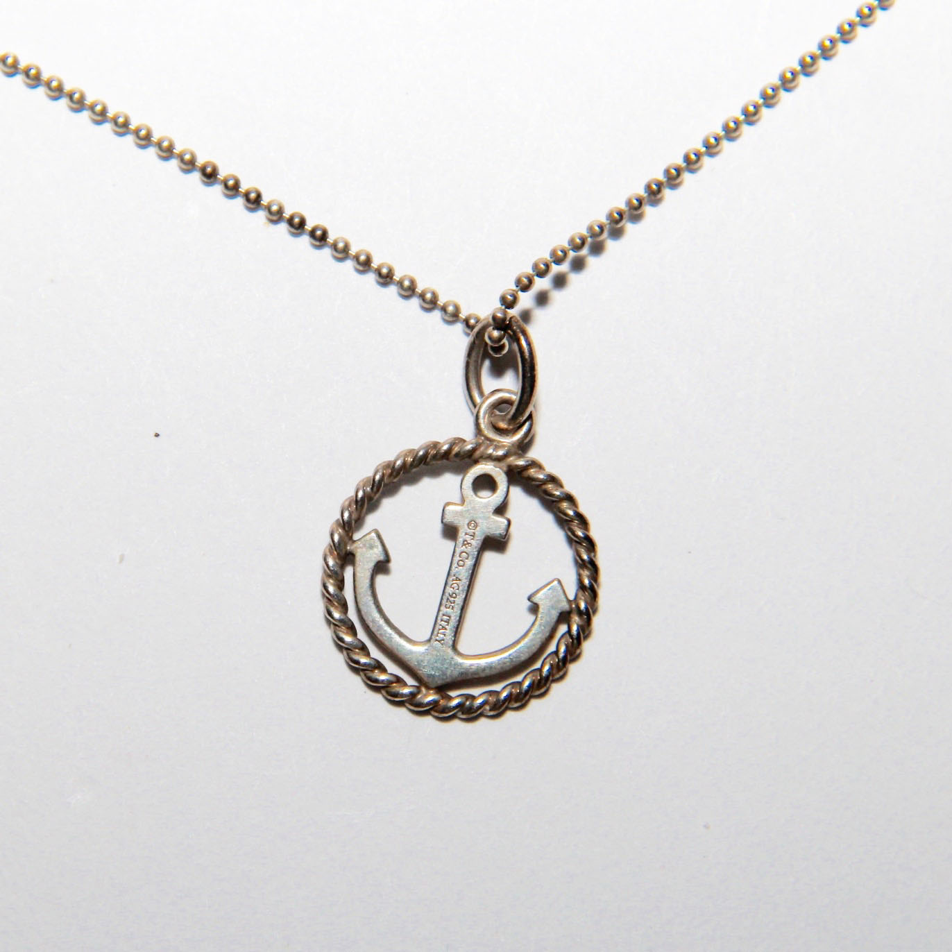 Tiffany & Co Anchor Necklace