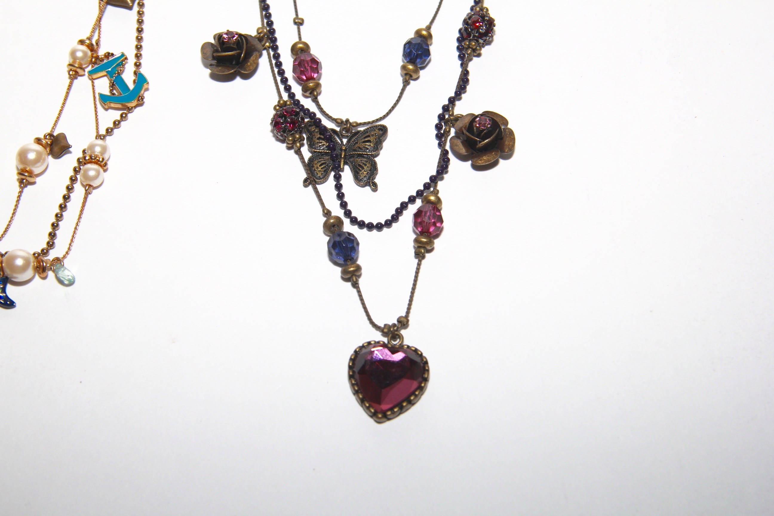 Trio of Betsey Johnson Necklaces