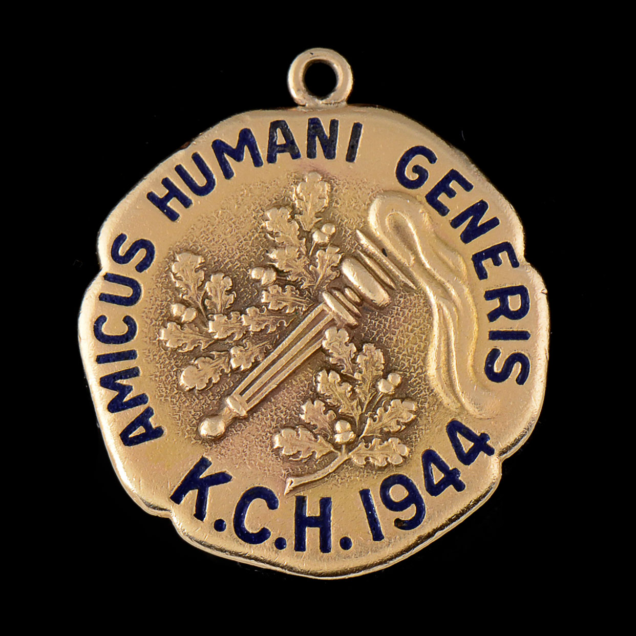 14K Yellow Gold Commemorative Pendant