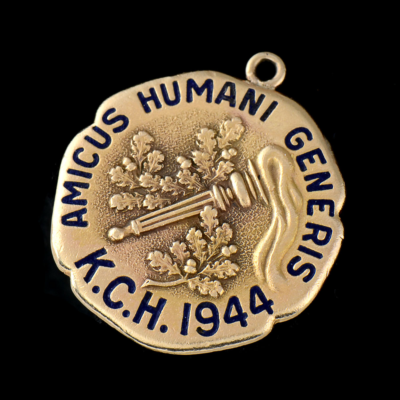 14K Yellow Gold Commemorative Pendant