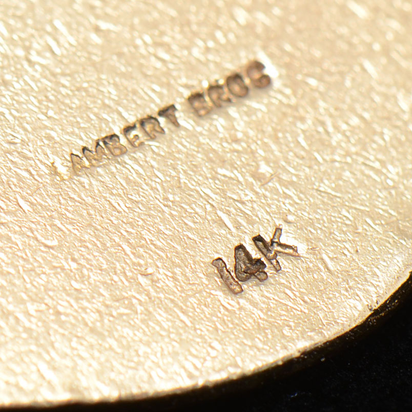 14K Yellow Gold Commemorative Pendant