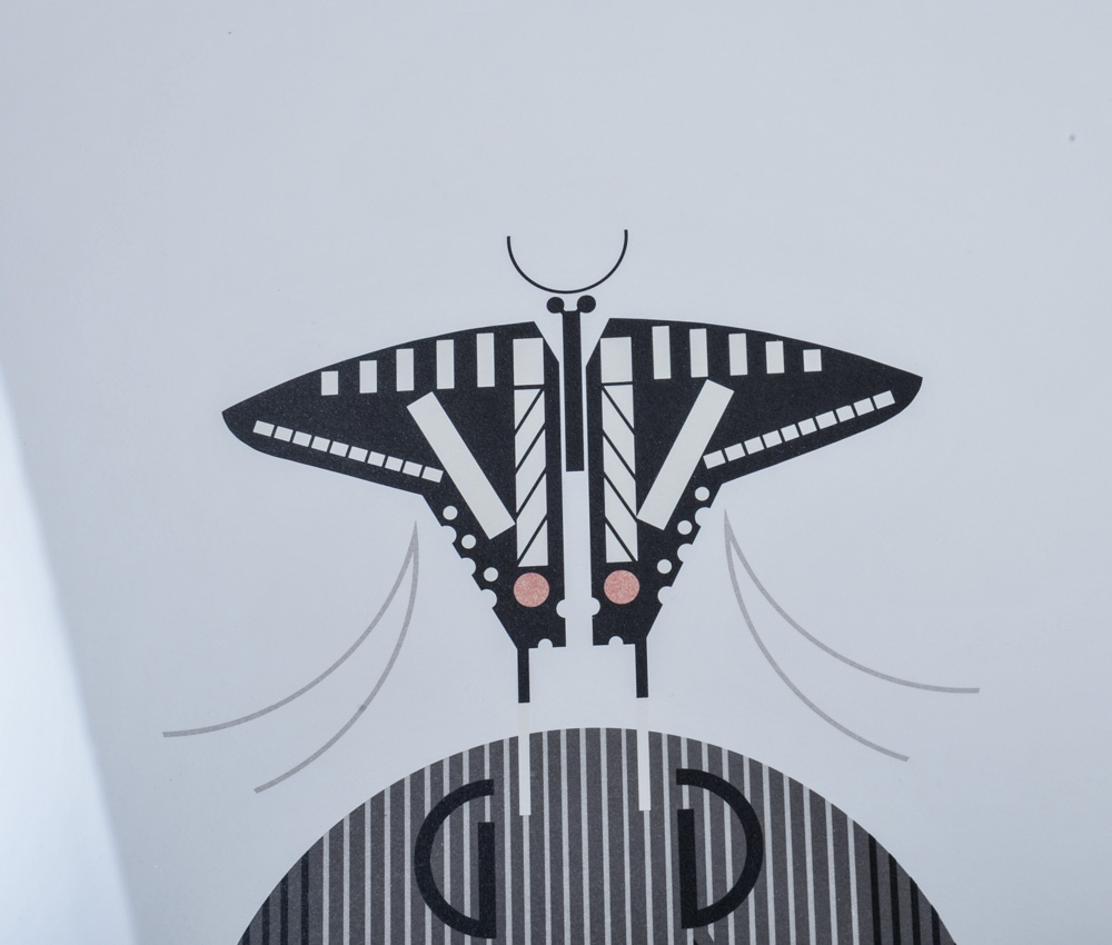 Charley Harper "Raccobat" Serigraph