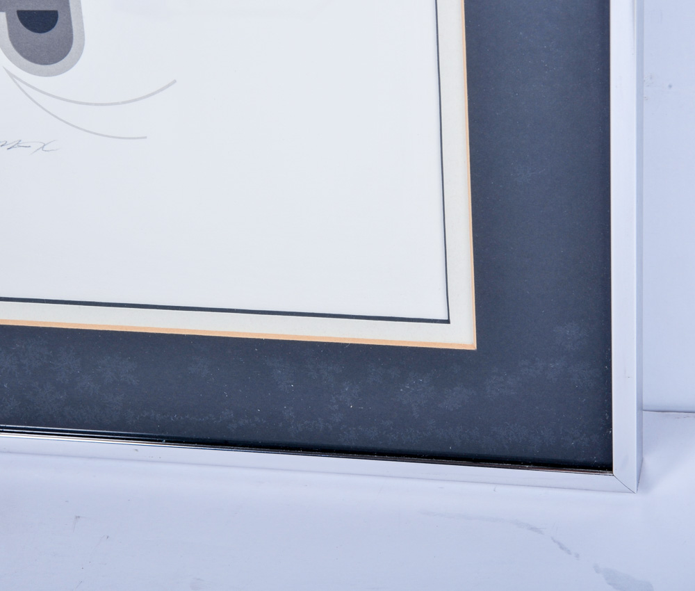 Charley Harper "Raccobat" Serigraph