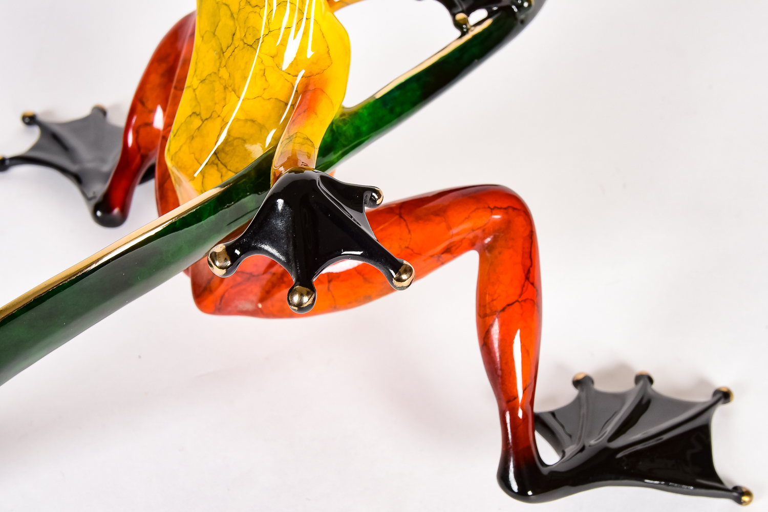 Limited Edition "Ready, Set, Go" Bronze Frog Wall Sculpture by Tim Cotterill from "Frogman"