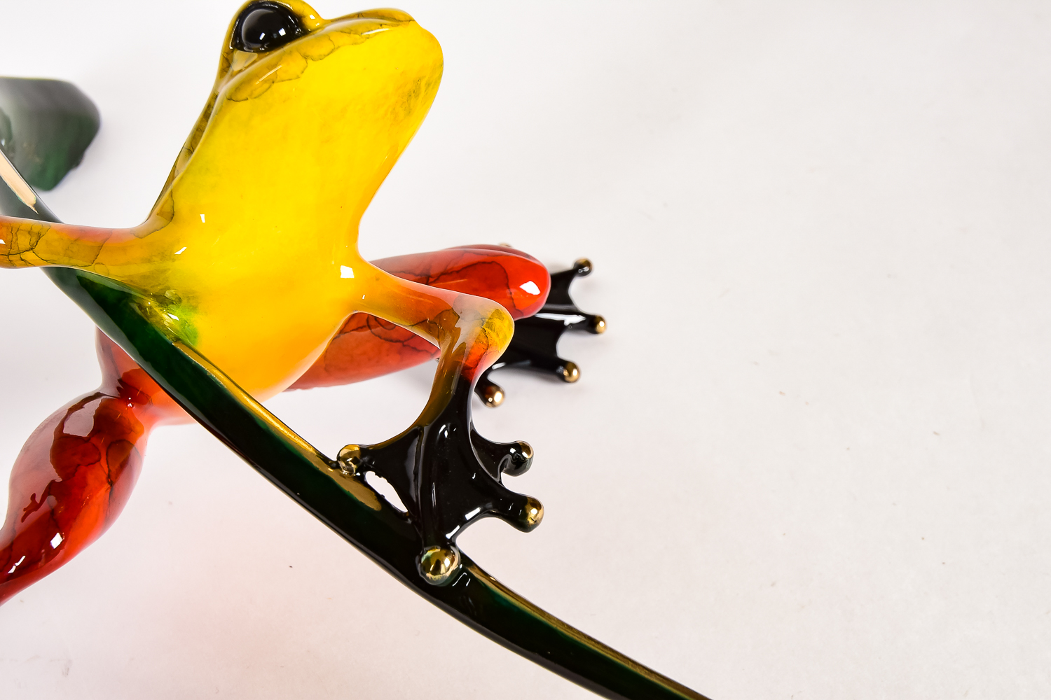 Limited Edition "Ready, Set, Go" Bronze Frog Wall Sculpture by Tim Cotterill from "Frogman"
