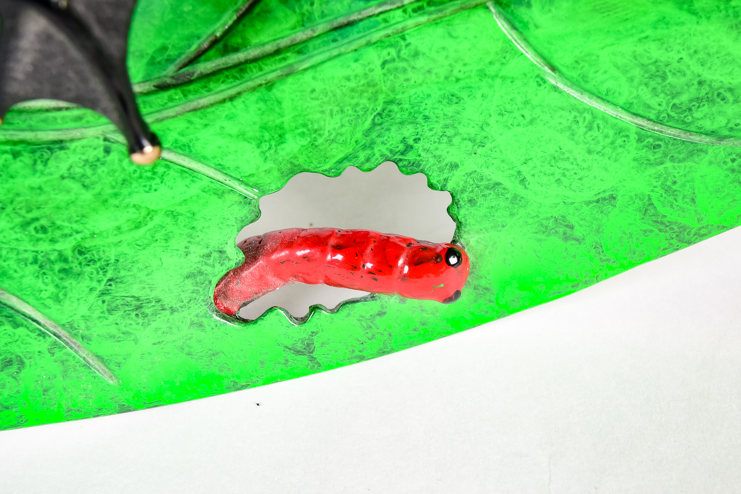 "Hide and Seek" Bronze Frog Sculpture by Tim Cotterill "Frogman" Limited Edition 2214/5000