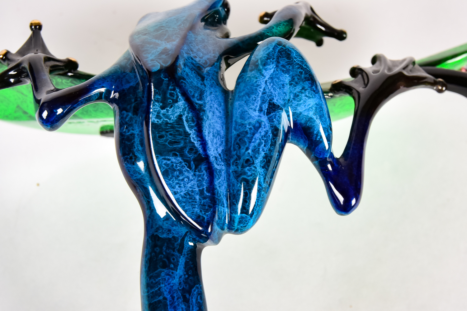 "Hide and Seek" Bronze Frog Sculpture by Tim Cotterill "Frogman" Limited Edition 2214/5000