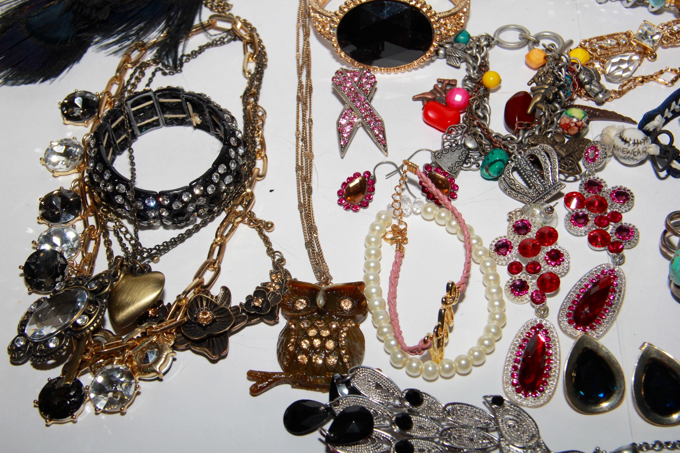 Assortment of Costume Jewelry