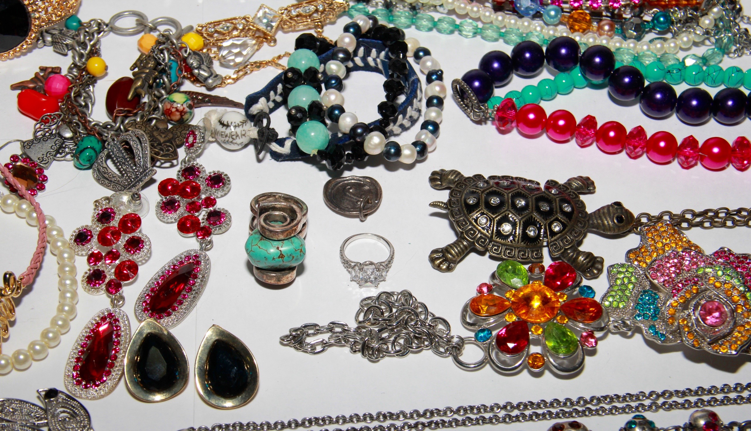 Assortment of Costume Jewelry