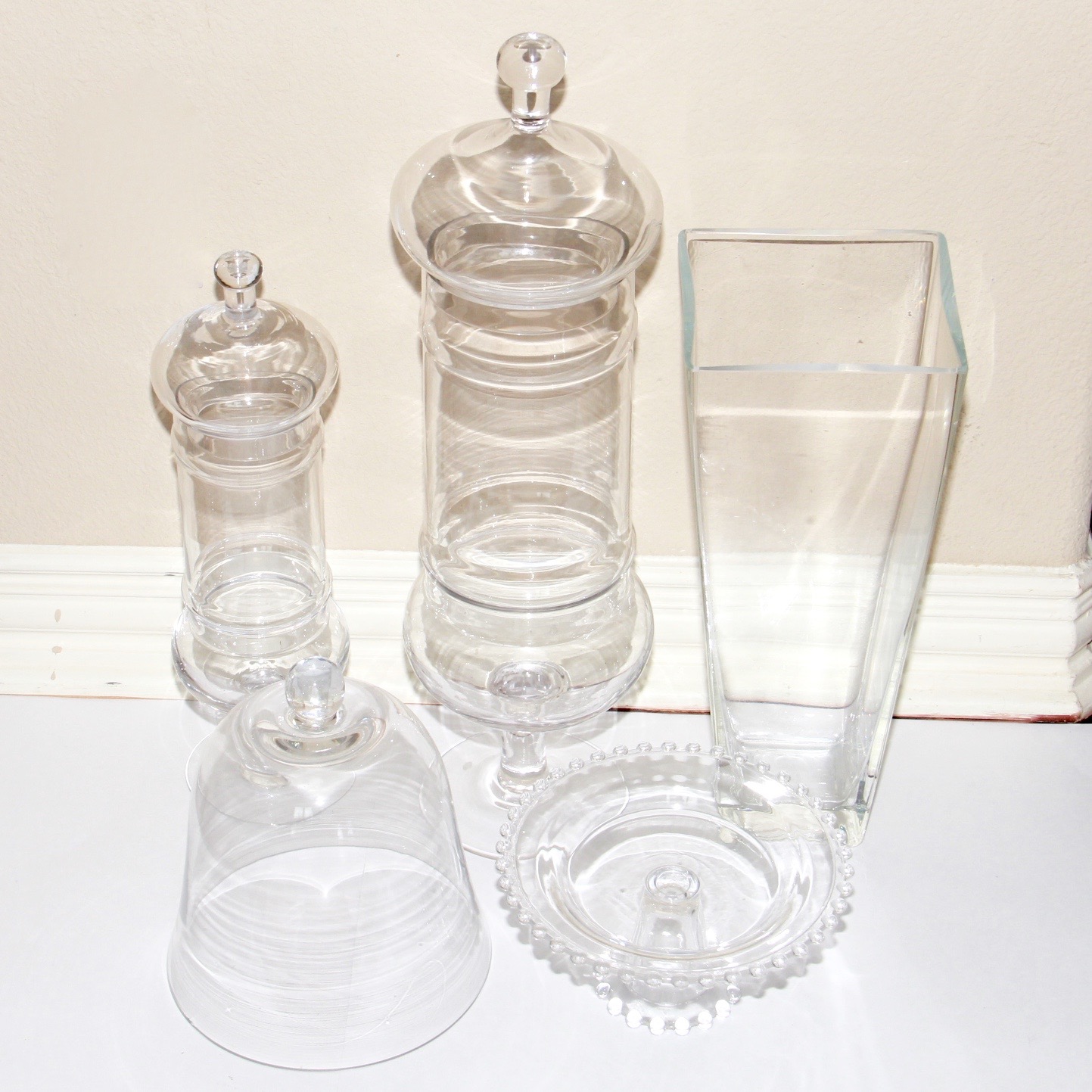 Grouping of Glass Decor