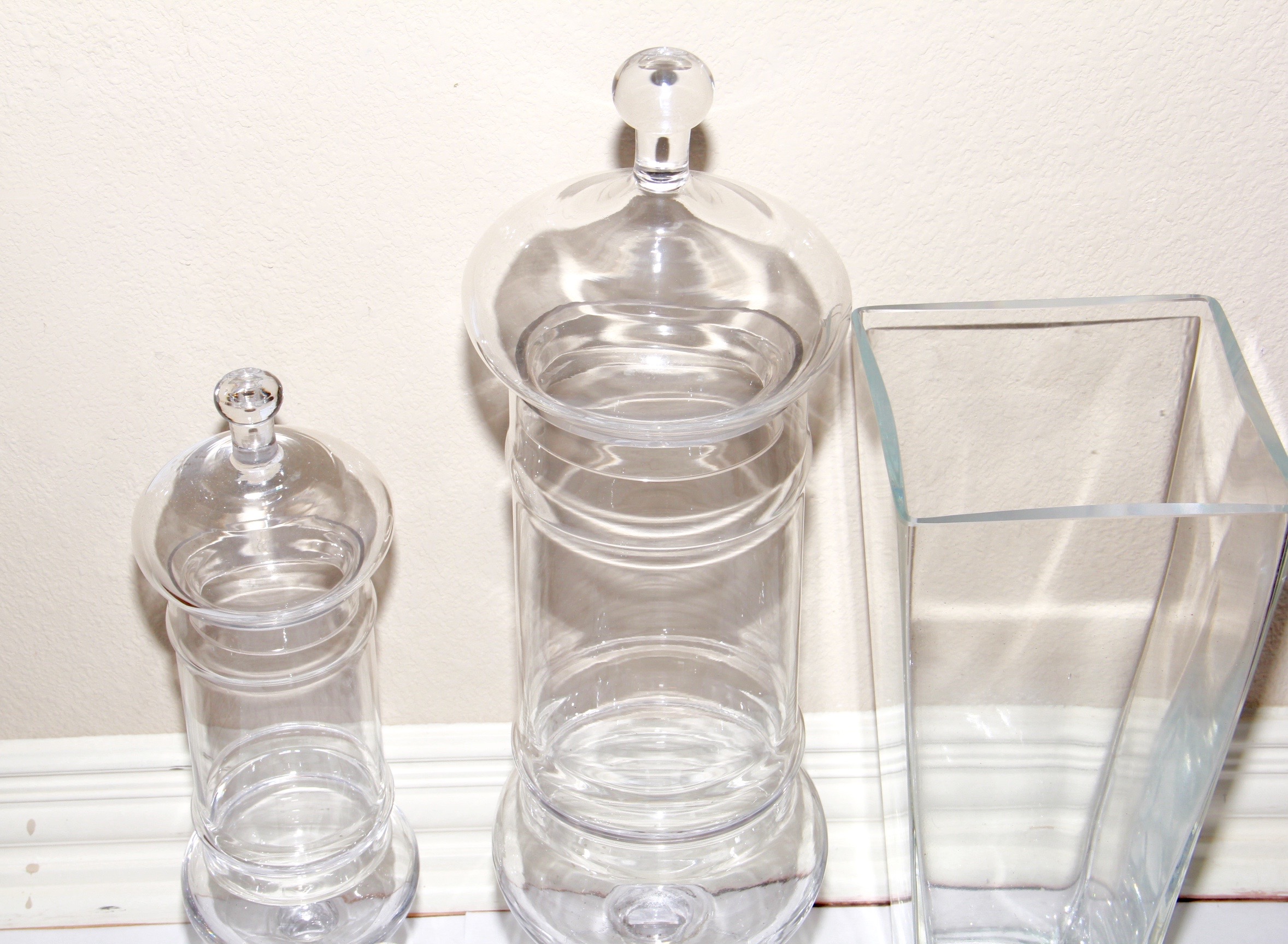 Grouping of Glass Decor