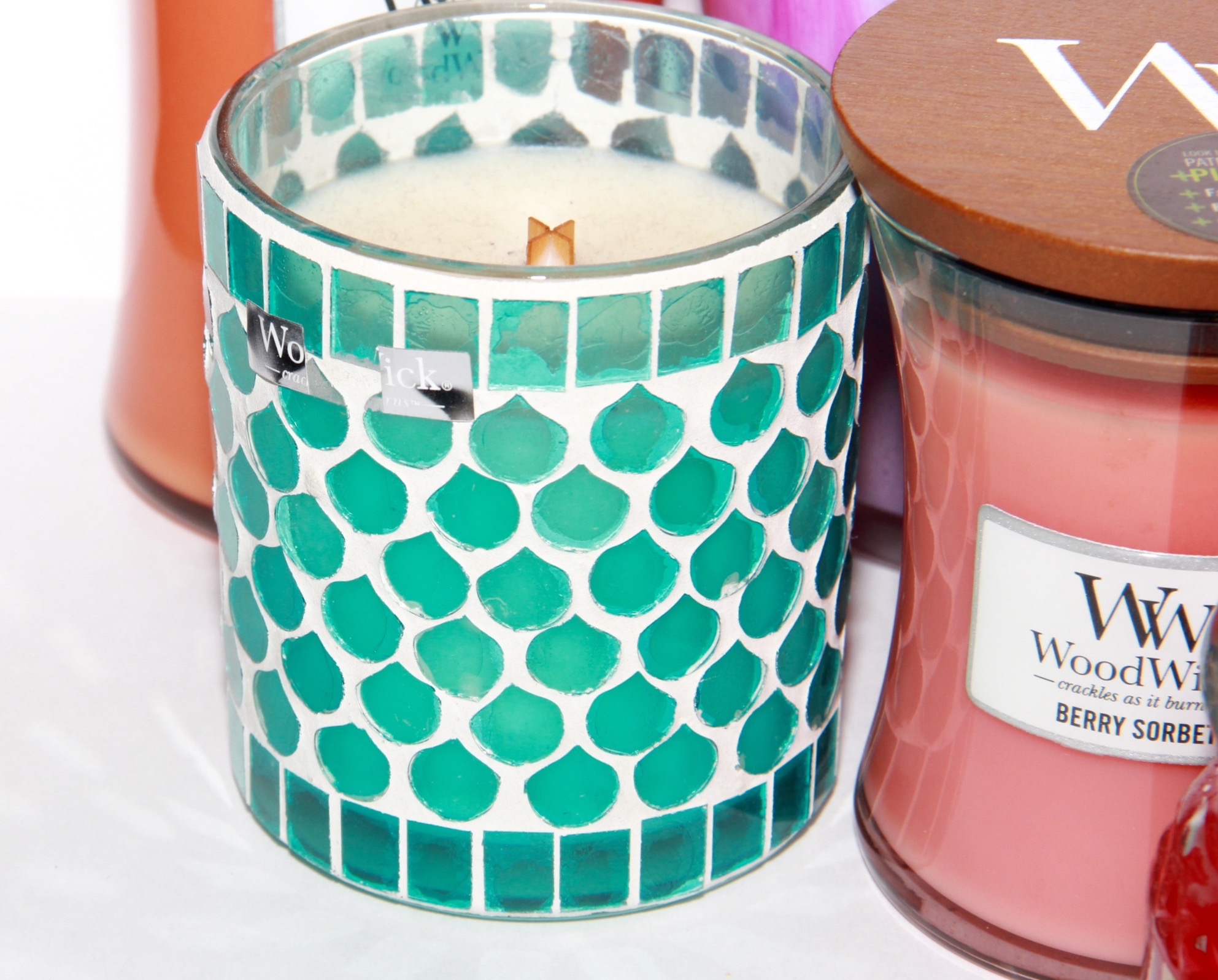 Grouping of WoodWick and Gold Canyon Candles