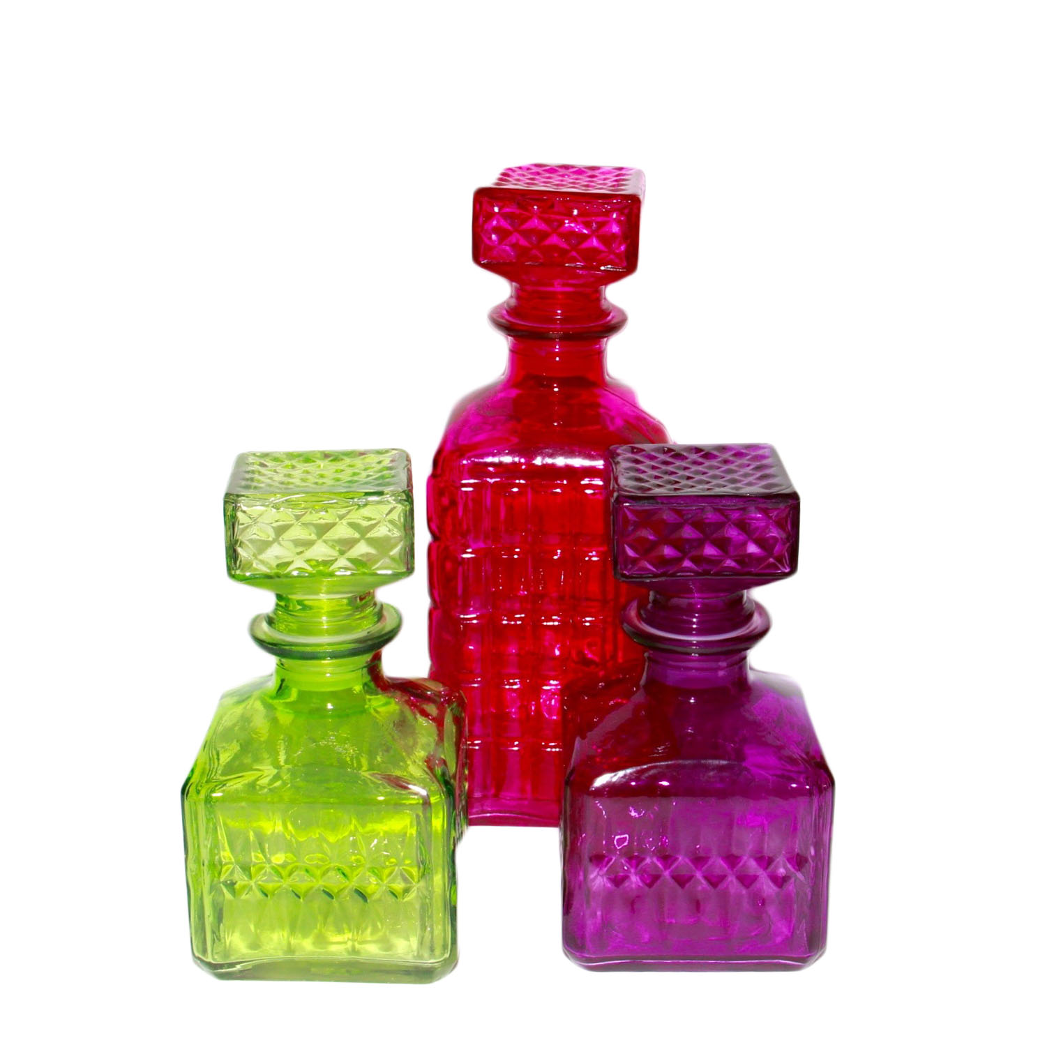 Set of Glass Decanters