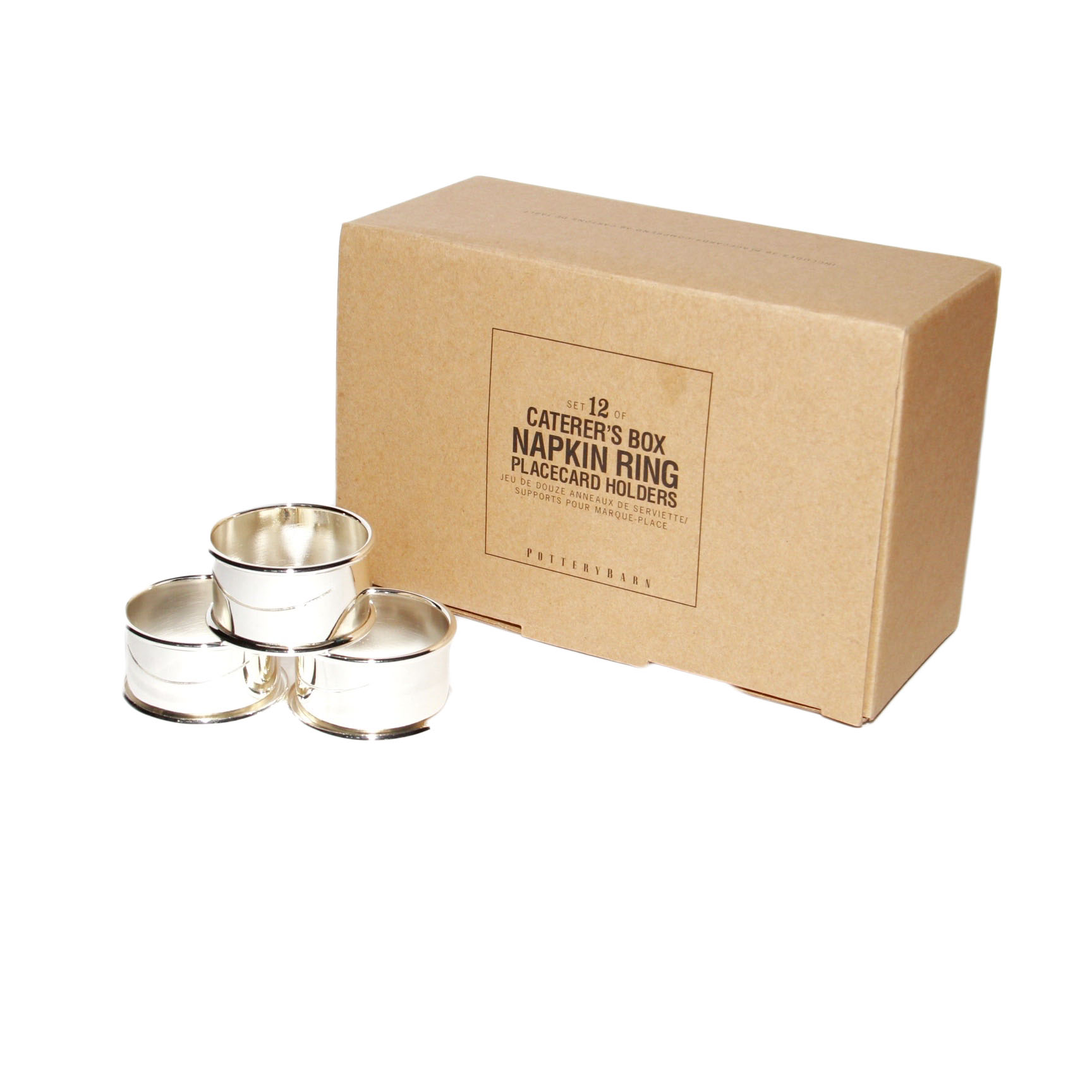 Pottery Barn Napkin Ring Placecard Holders