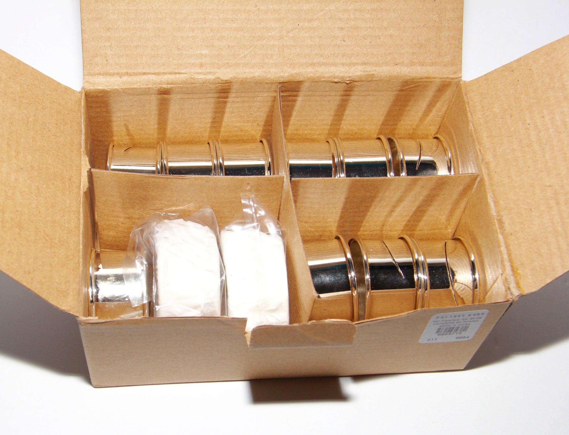 Pottery Barn Napkin Ring Placecard Holders