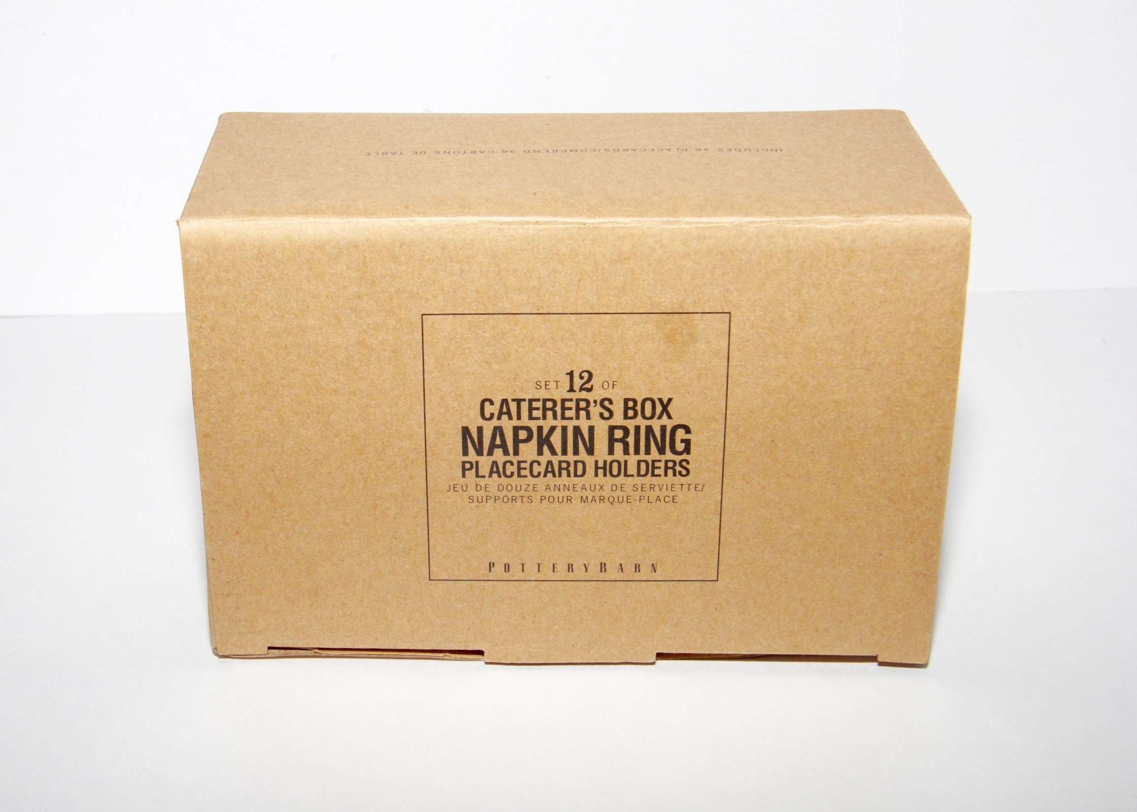 Pottery Barn Napkin Ring Placecard Holders