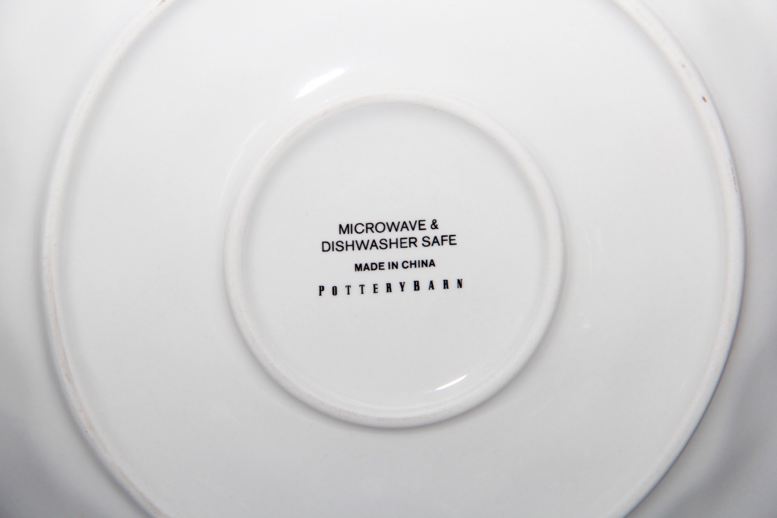 Set of Pottery Barn Ikat Plates