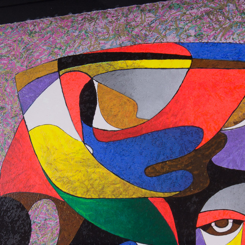 Signed "Clowns" Serigraph on Paper by Anatole Krasnyansky