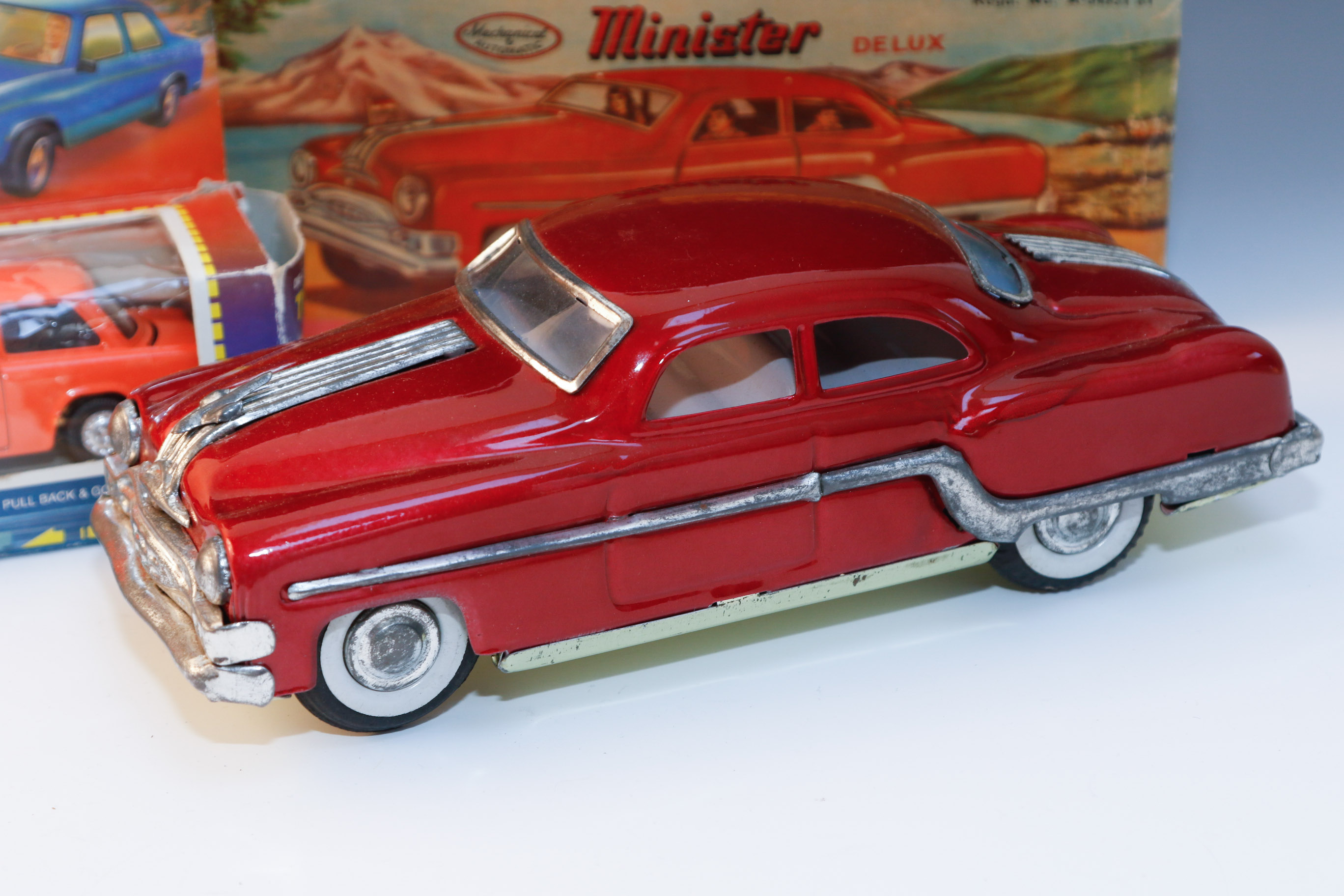 Pairing of Vintage Diecast Metal Toy Cars