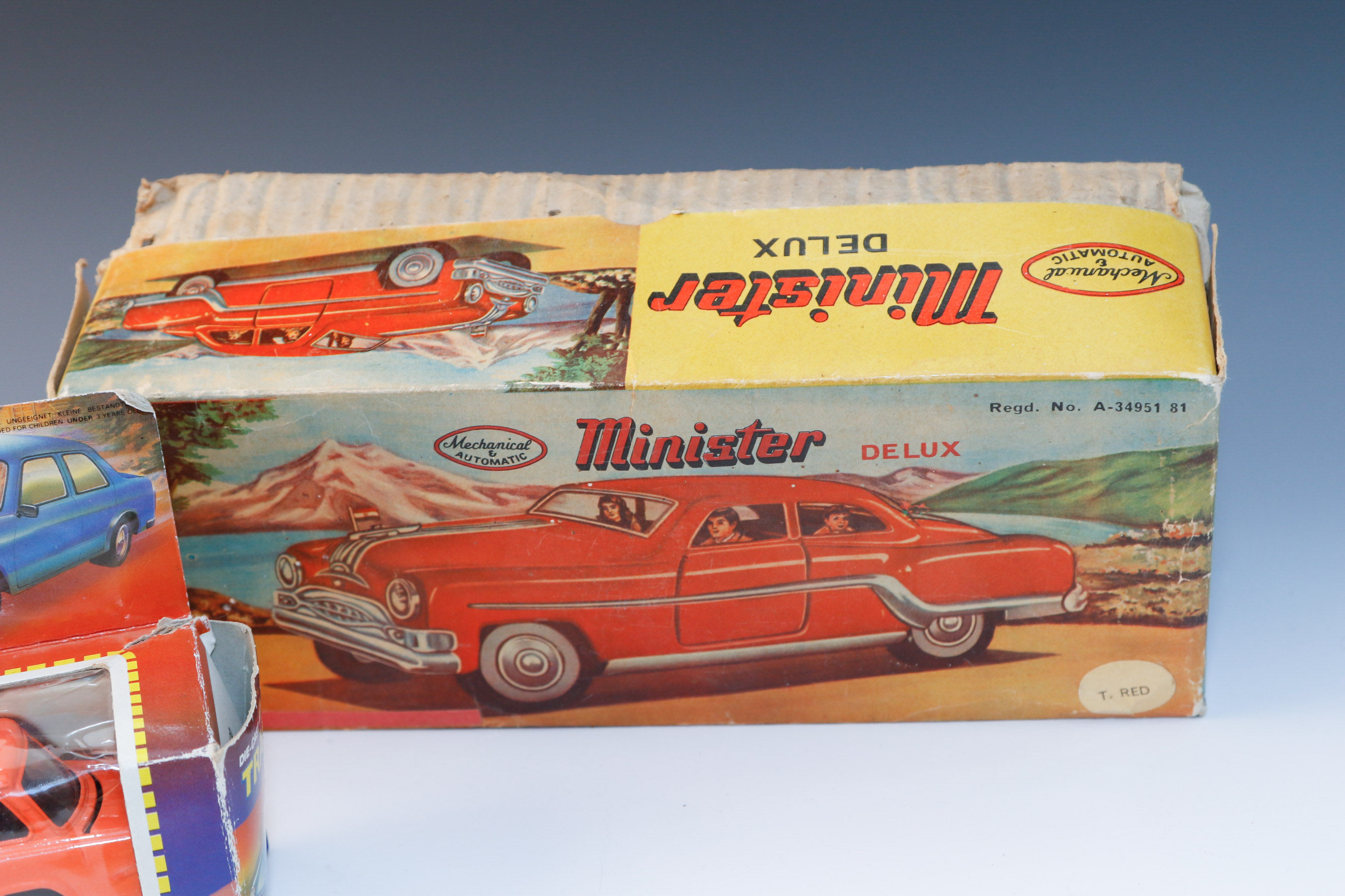Pairing of Vintage Diecast Metal Toy Cars