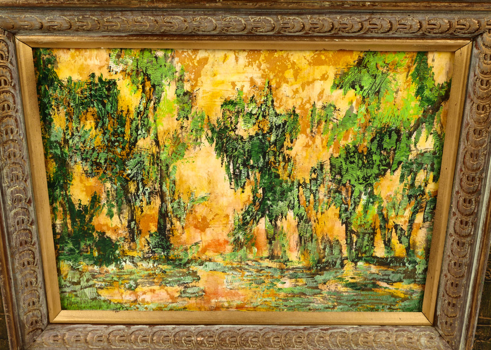 Impressionist Oil on Board by Robert K. Witherspoon