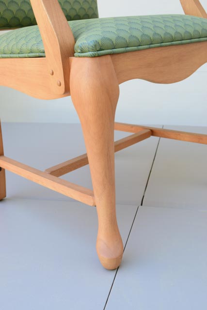 Set of Four Queen Anne Style Armchairs