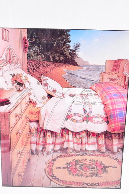 Pair of Limited Edition Signed Lea Alboher Offset Lithographs