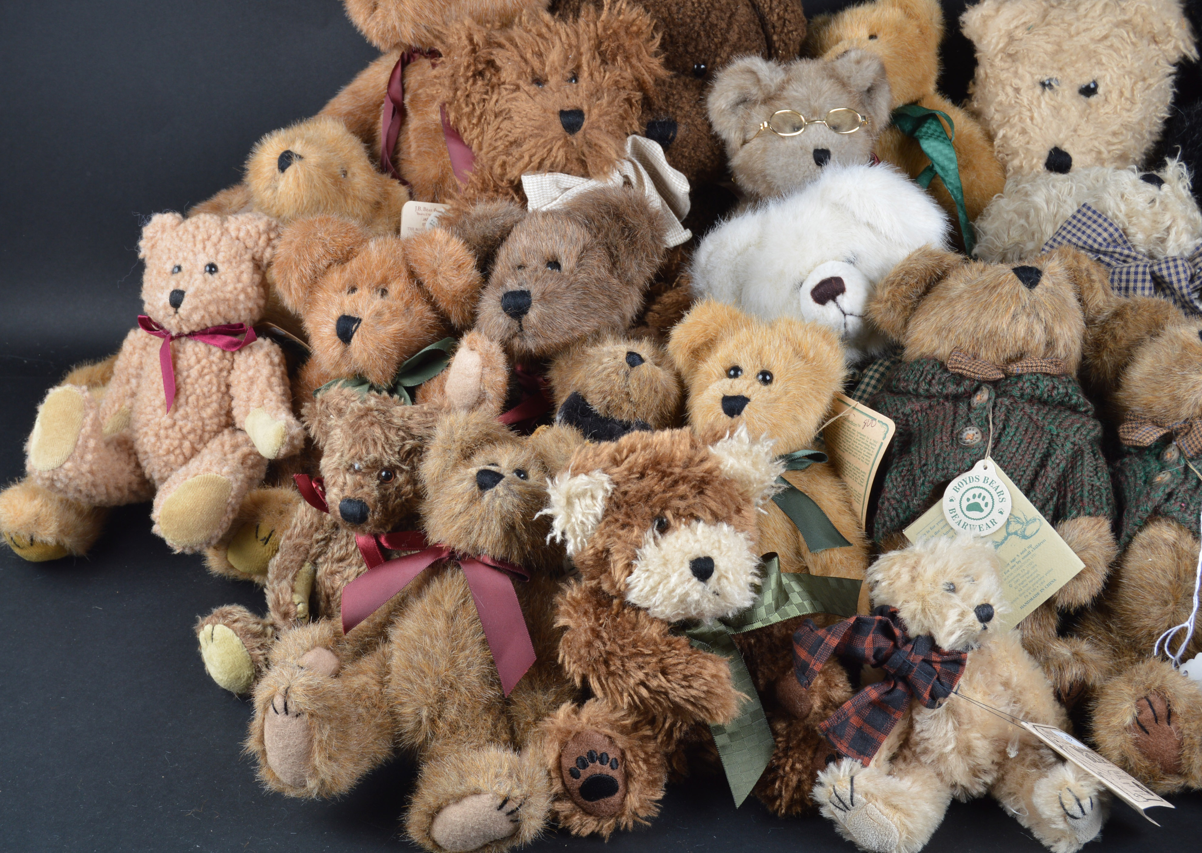 Collection of Classic and Mohair Boyds Bears