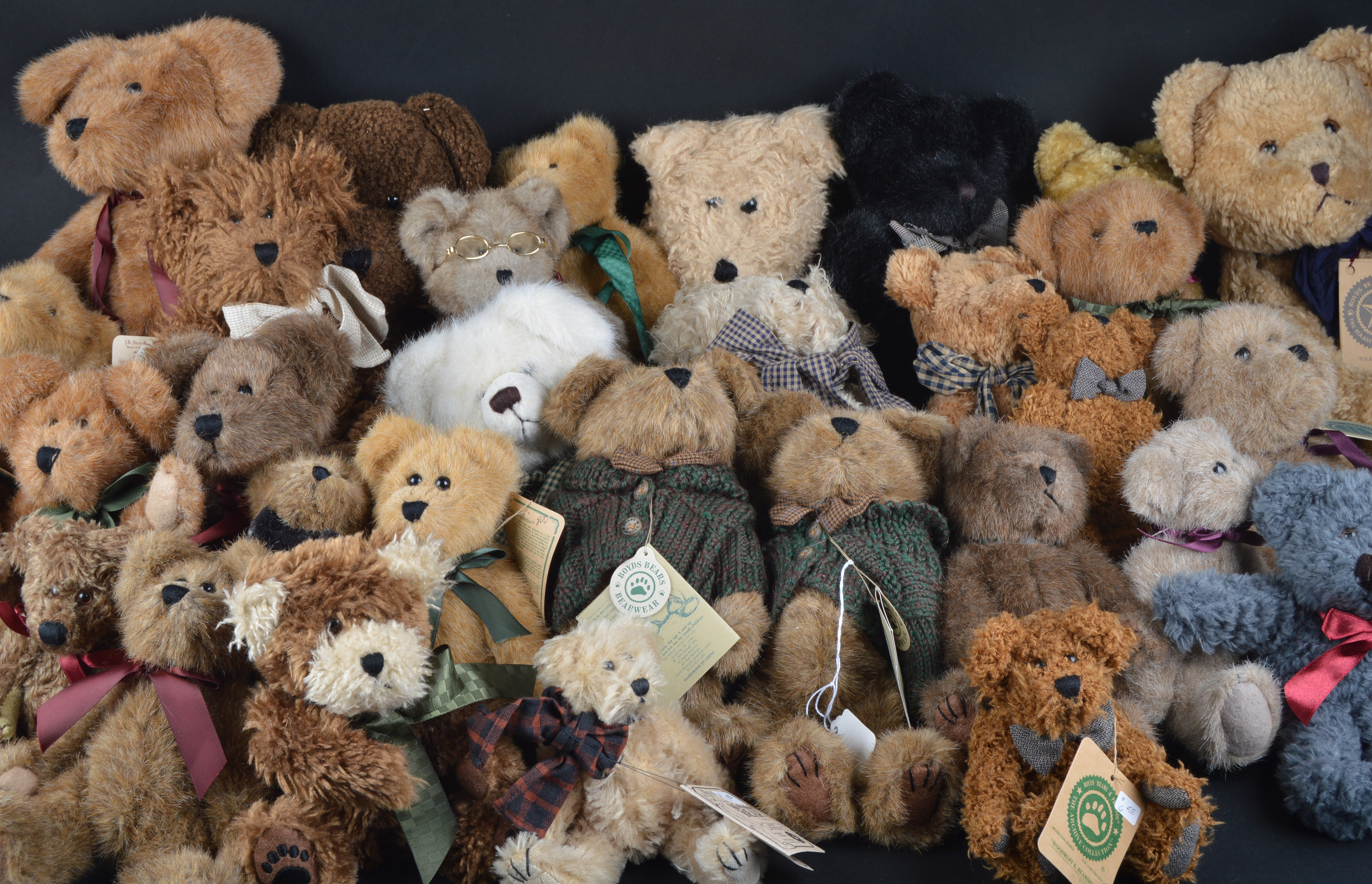 Collection of Classic and Mohair Boyds Bears
