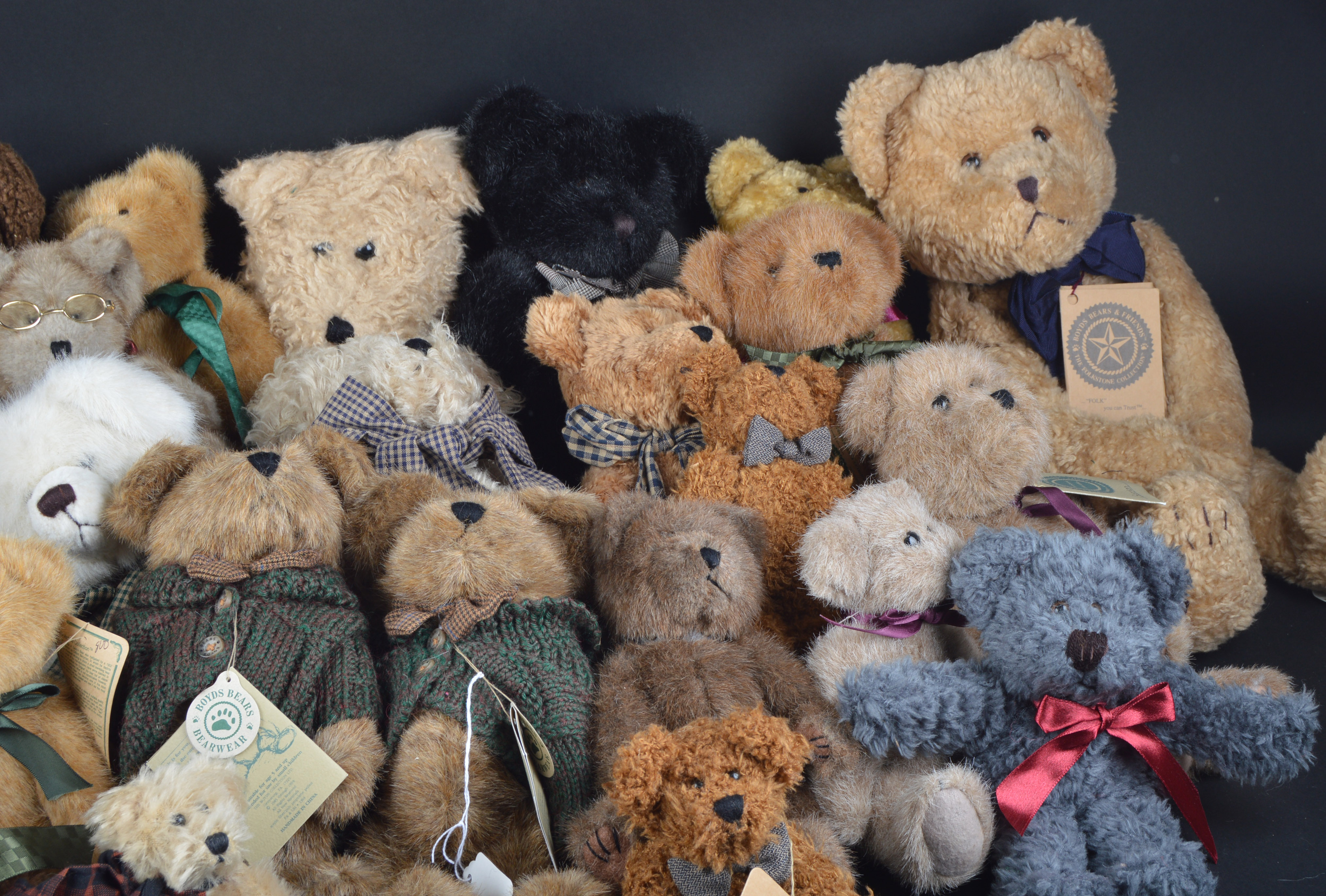 Collection of Classic and Mohair Boyds Bears