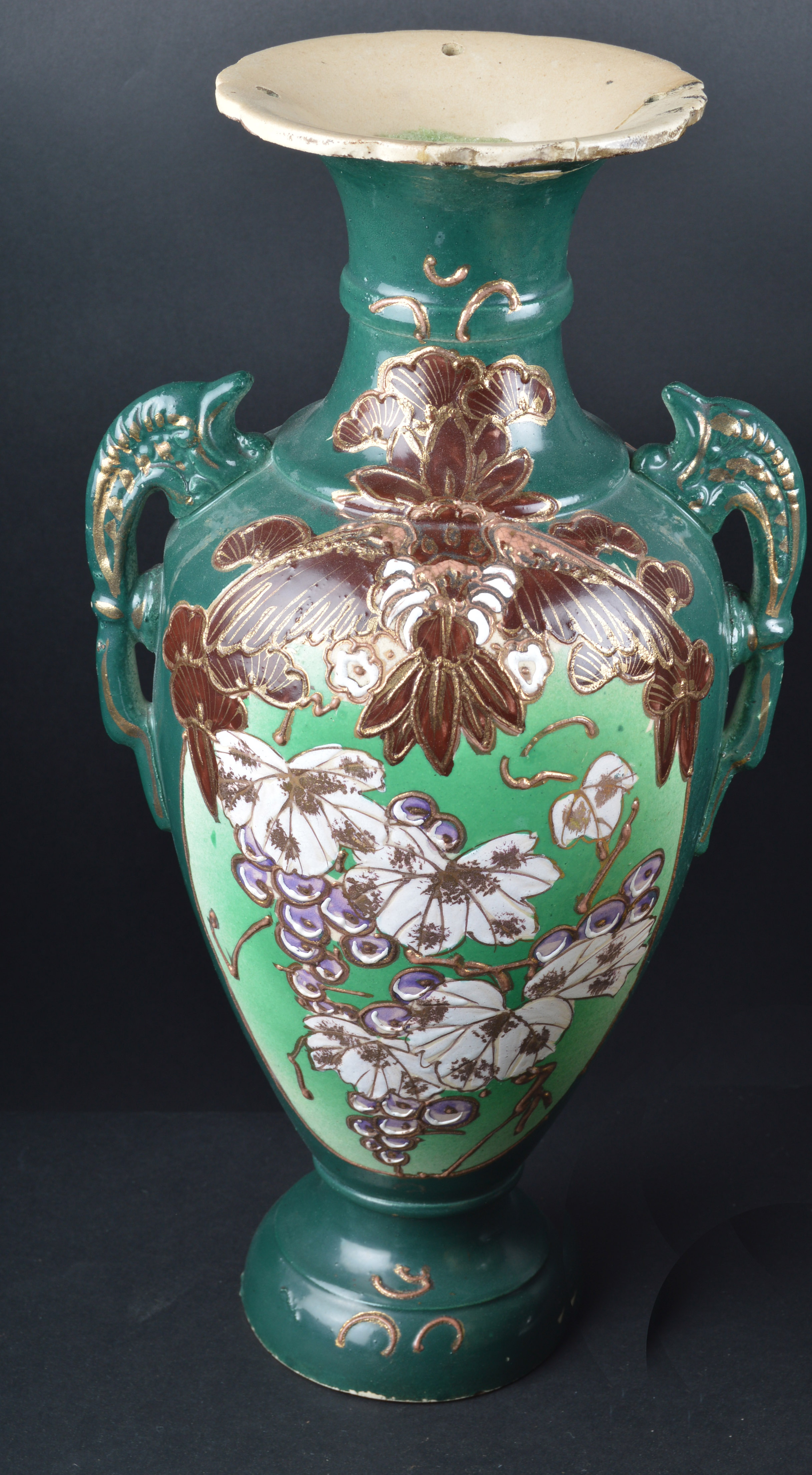 Set of 3 Asian Inspired Urns and Vases