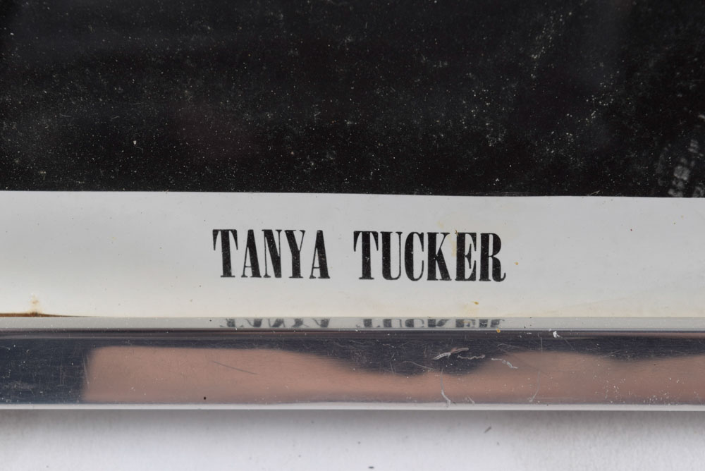 Tanya Tucker Autographed Black and White Printed Promotional Photograph