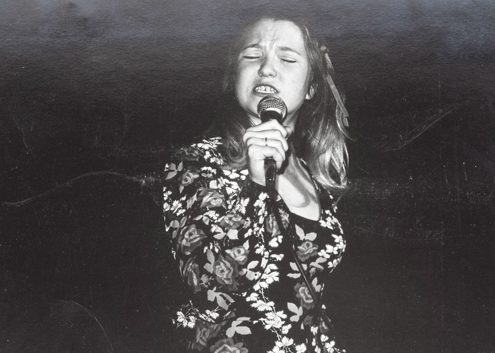 1970s Tanya Tucker Black and White Photograph Portrait