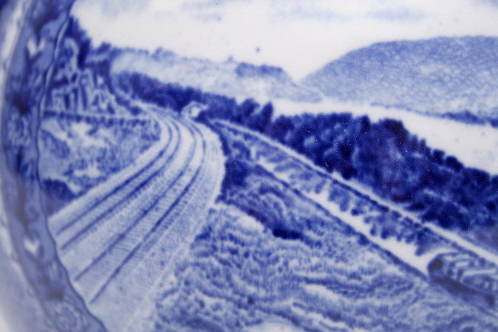 Rare "Centenary" B&O Railroad Scammell's Designed Lamberton China Ball Pitcher