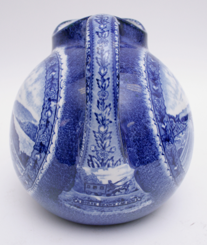 Rare "Centenary" B&O Railroad Scammell's Designed Lamberton China Ball Pitcher