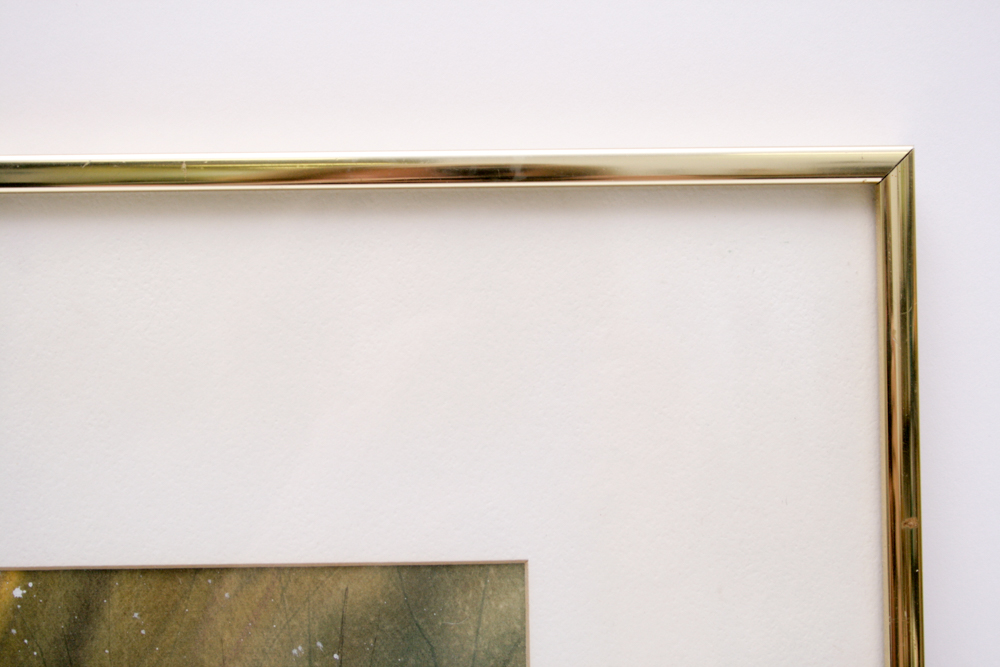 Signed Borys Buzkij Original Watercolor Winterscape